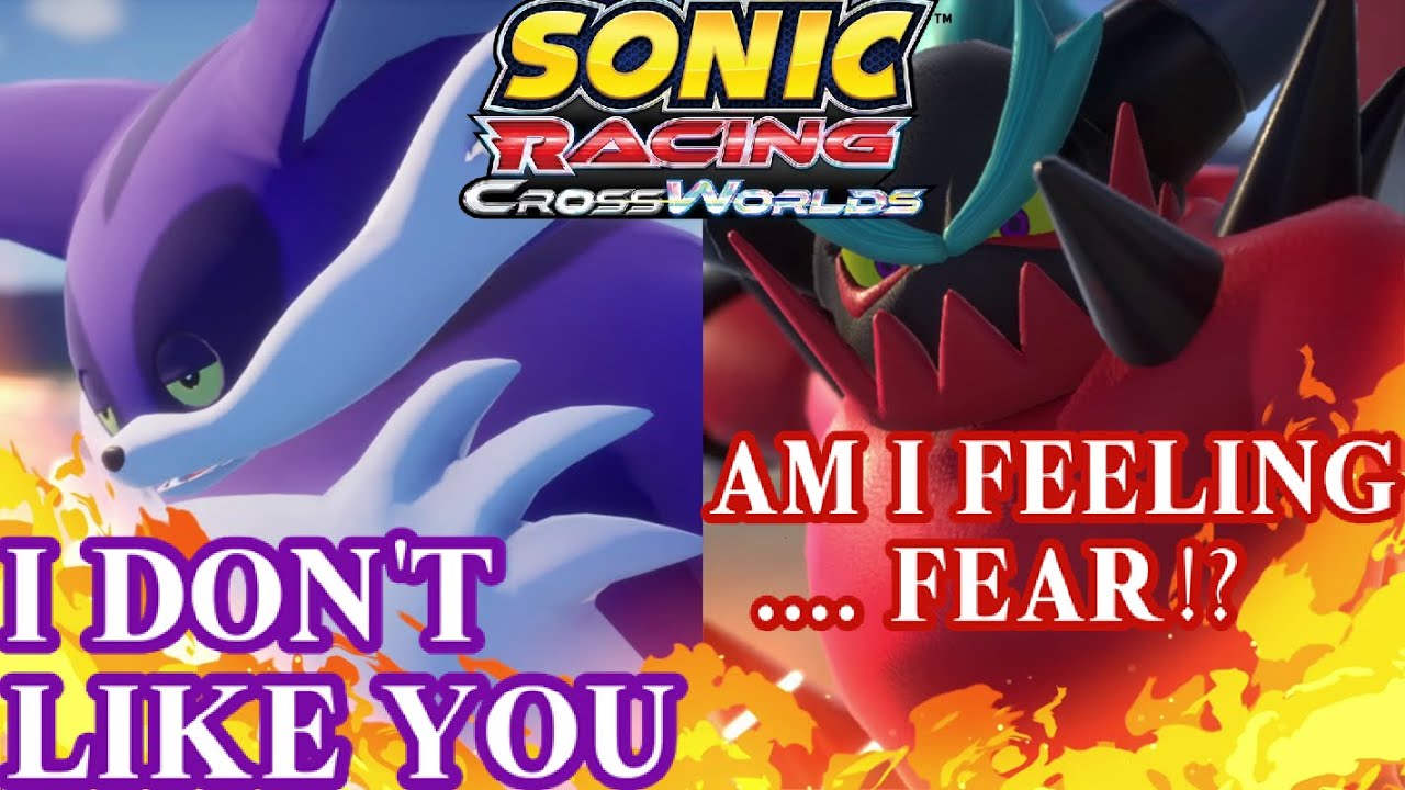 Sonic Racing: CrossWorlds All Zavok Rival Interactions