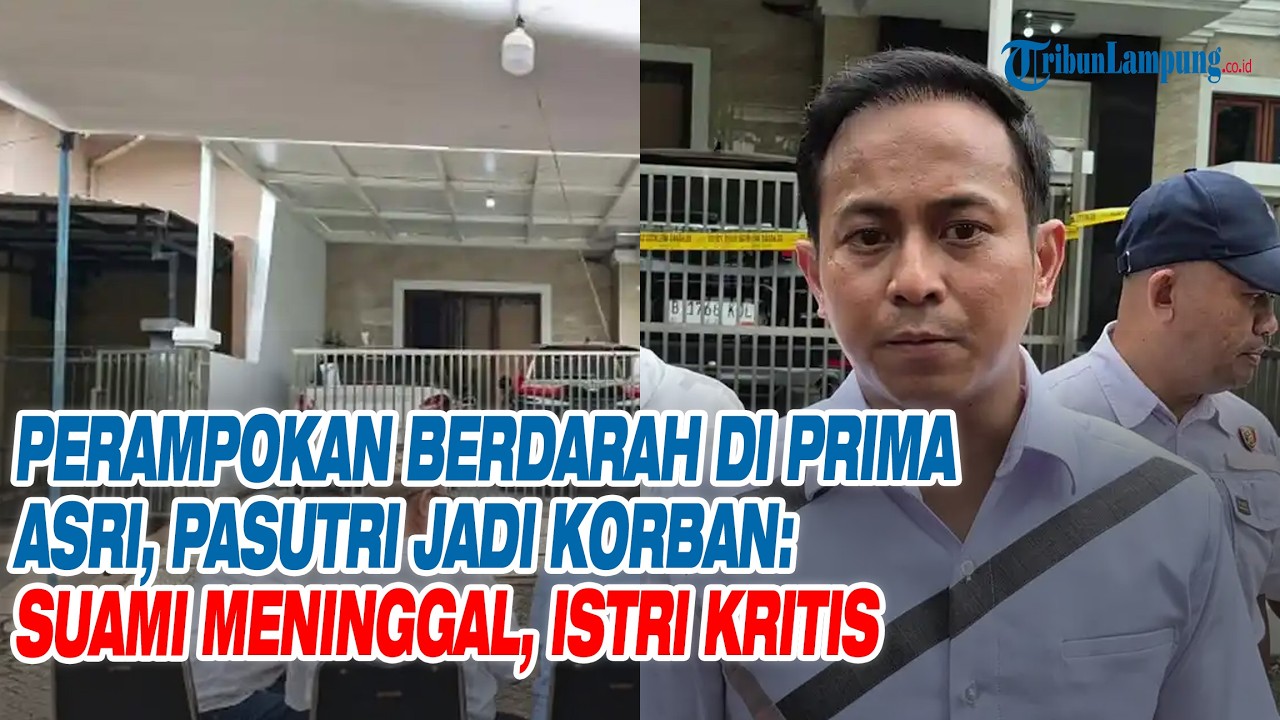 Perampokan Berdarah di Prima Asri, Pasutri Jadi Korban: Suami Meninggal, Istri Kritis