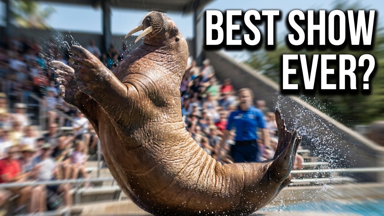 Dolfinarium Walrus Show     20 10 2019