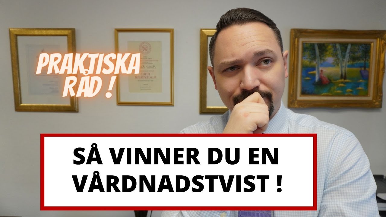 Så vinner du en vårdnadstvist!