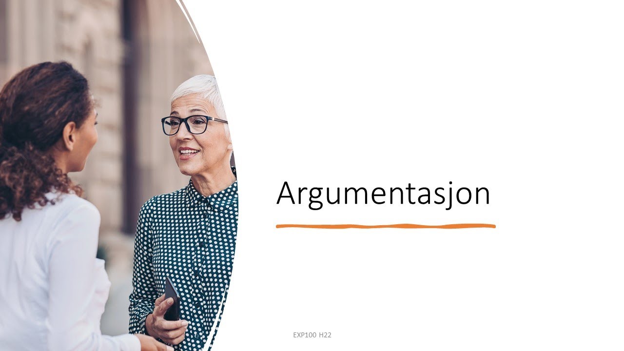 Videokurs om akademisk skriving (7/10): Argumentasjon.