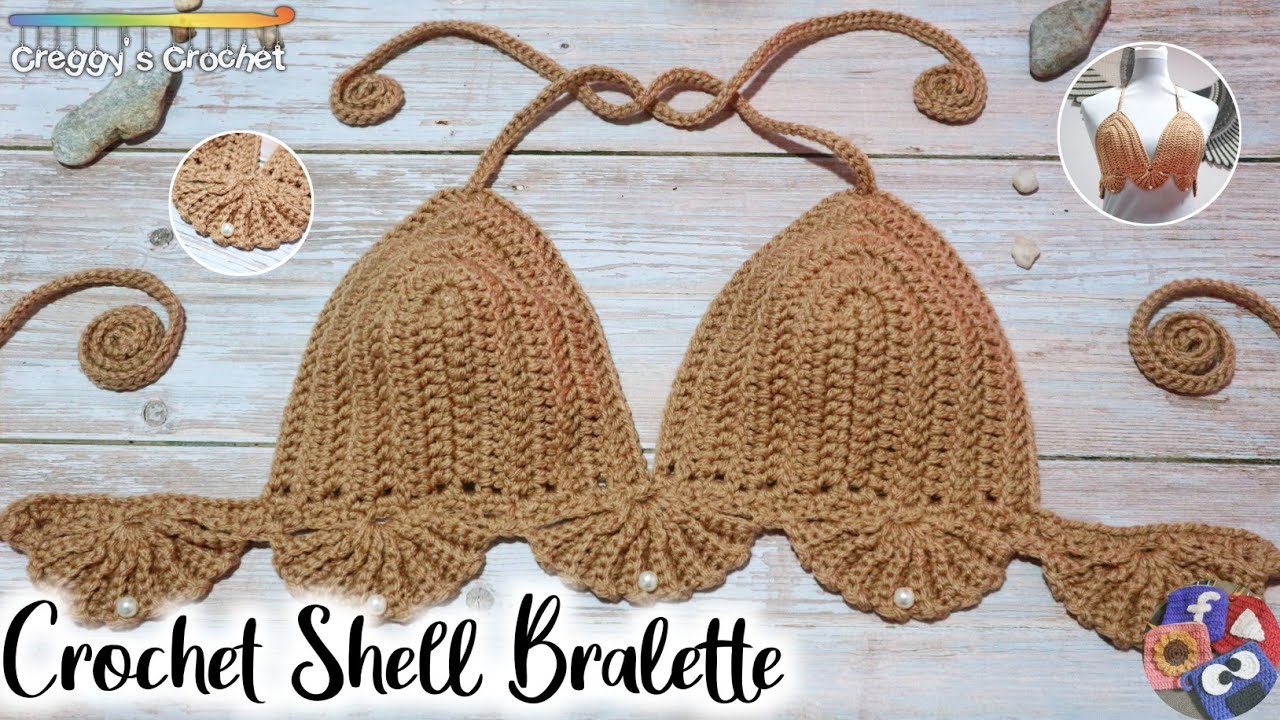 CROCHET “Shell” Bralette for All Sizes | Pattern & Tutorial