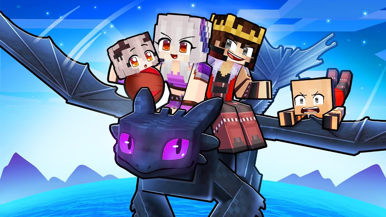 Minecraft'ta EJDERHA EĞİTİCİSİ AİLESİ Olduk