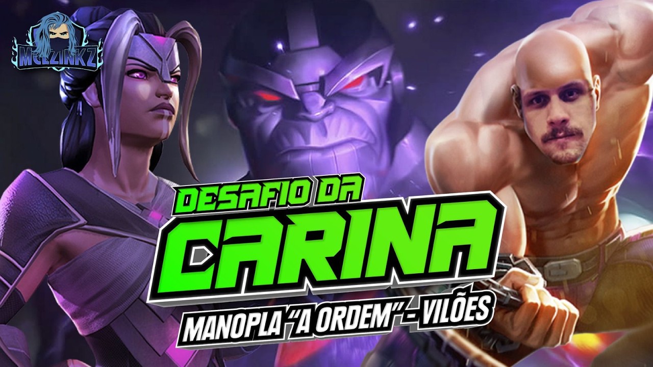 TENTATIVA DE CONCLUSÃO DO NOVO DESAFIO DA CARINA - MANOPLA 