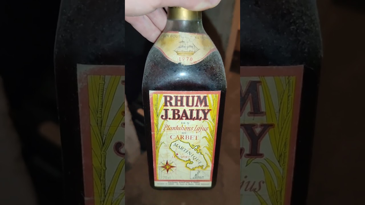 🥃 D&eacute;couverte d'un Tr&eacute;sor : Rhum J. Bally Vieux 1970🌴