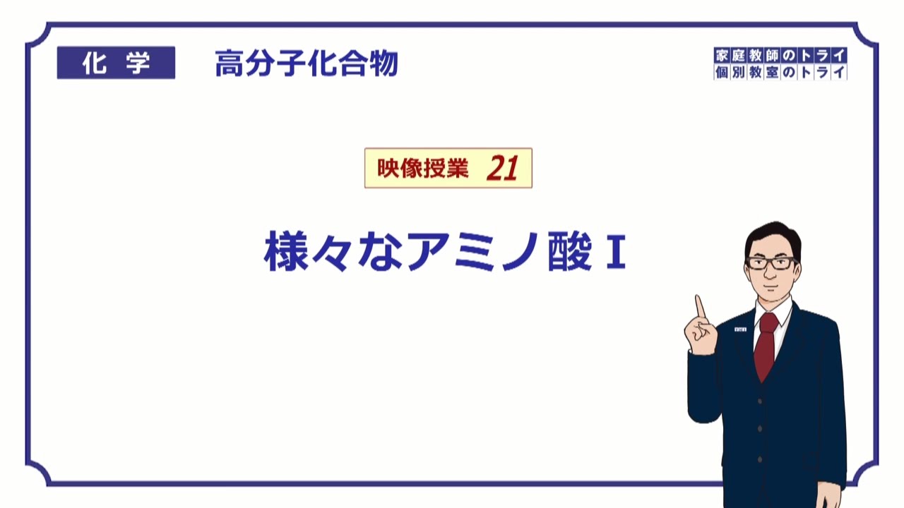 【高校化学】　高分子化合物21　様々なアミノ酸Ⅰ　（８分）