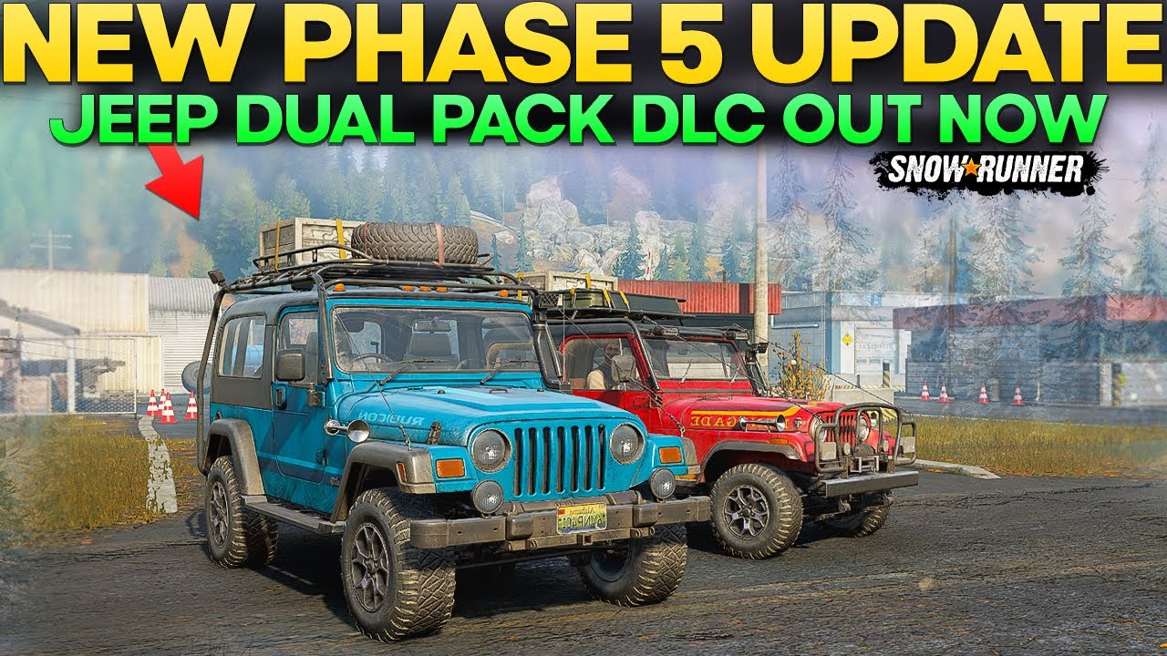 New Phase 5 Update Jeep Dual Pack DLC Out Now in SnowRunner Everything You Need to Know