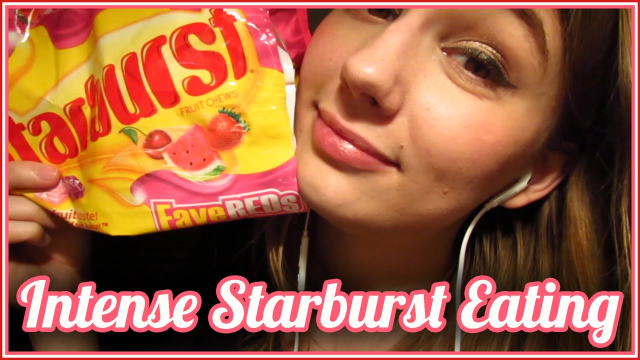 [BINAURAL ASMR] Intense Starburst Eating (mouth sounds, some whispering)