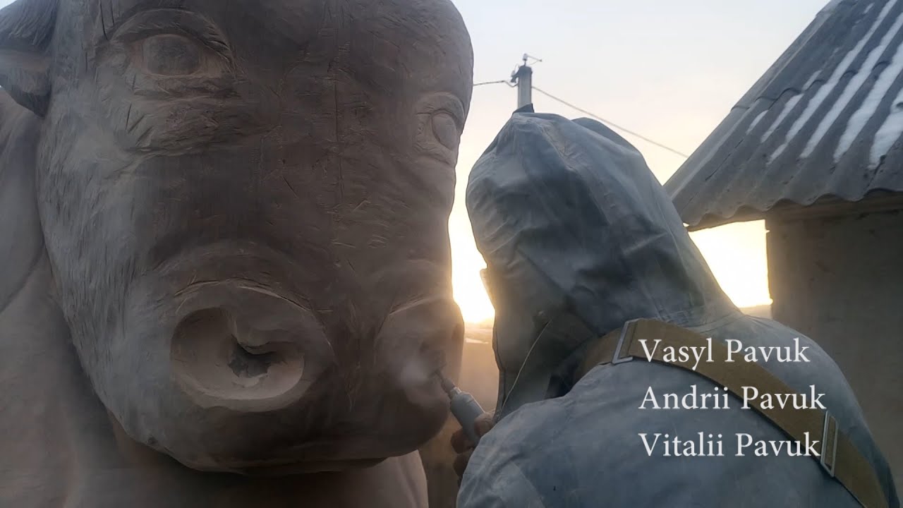 Кам'яний Бик) 14. Скульптура з каменю. Bull, stone, Carving