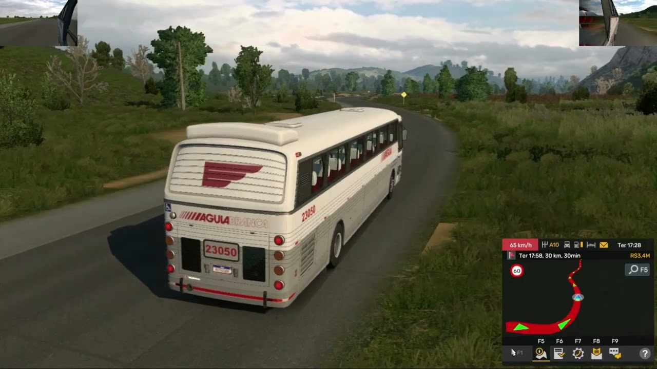 ETS2 1.54 Mapa EAA - Ônibus CMA Scania  Leito