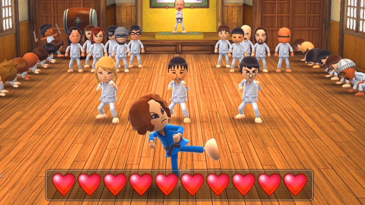 Wii Party U - Dojo Domination Play As Giulia