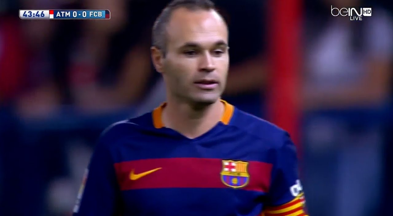 Andres Iniesta vs Atletico Madrid (Away) 2015-16 HD 720p