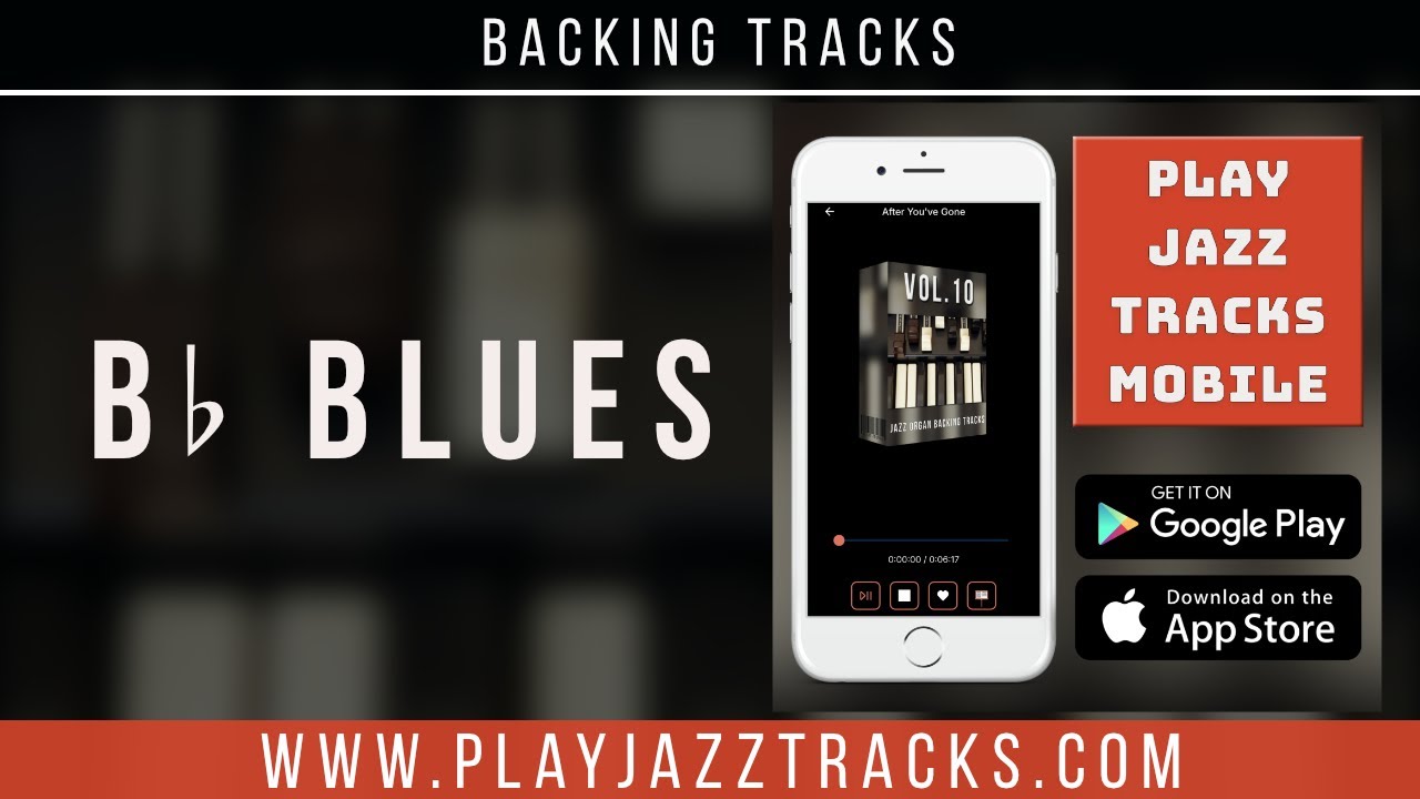 Bb Blues - Organ and Drums Backing Track