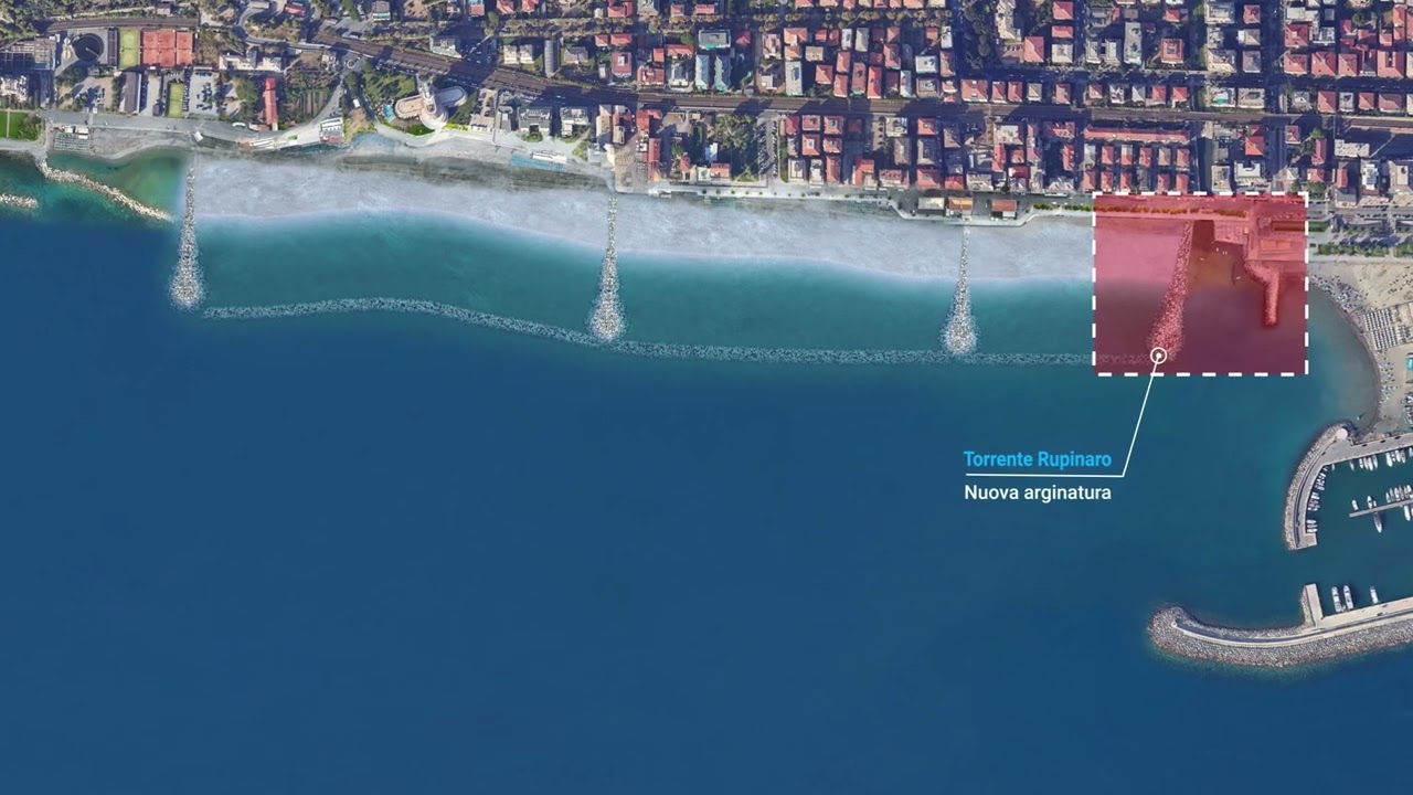 Progetto Marittimo per la difesa del litorale