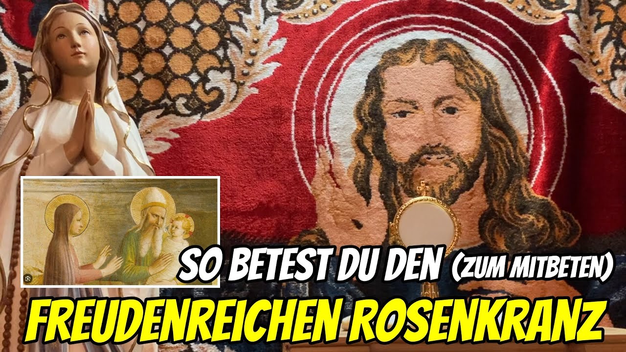 So betest Du den Freudenreicher Rosenkranz | Pfarrer Fimm | #rosenkranz