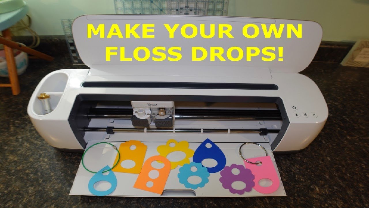 Flosstube Episode 12, How to use a Cricut for cross stitch. How to make your own floss drops!
