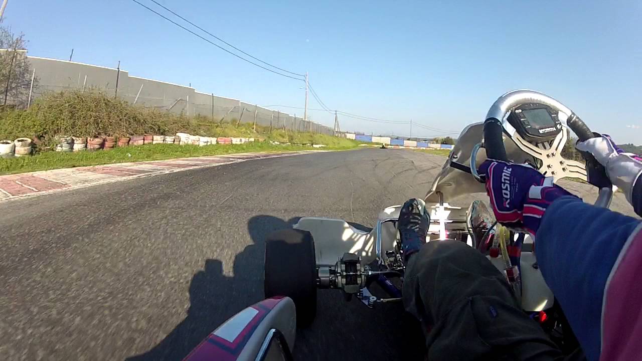 Kostas Maitos Testing Kosmic Mercury 2016 - TM KZ10B at Kartodromo Afidnes Circuit.