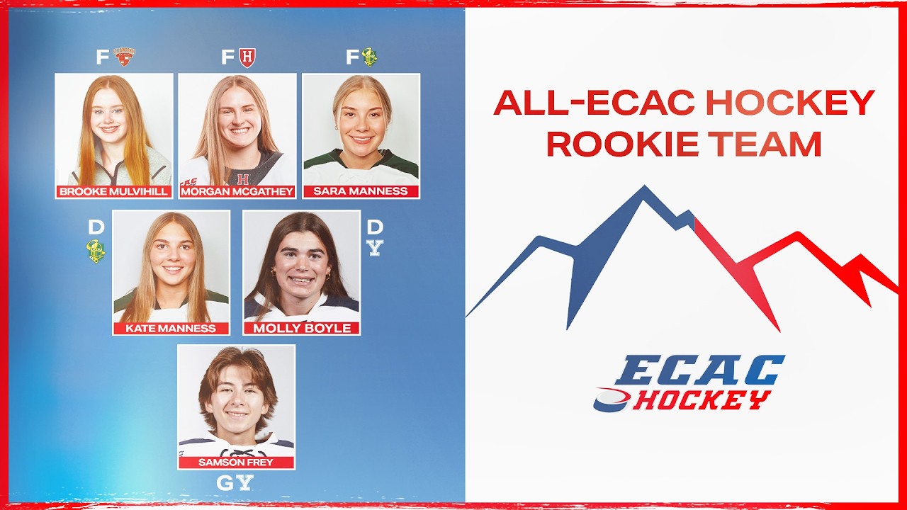 ECAC Hockey Announces 2025-26 Women’s All-Rookie Team