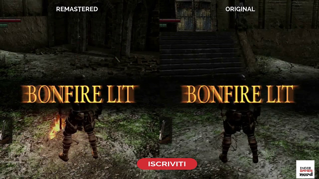 DARK SOULS - confronto grafico : Remaster VS Originale (1080P/60FPS)