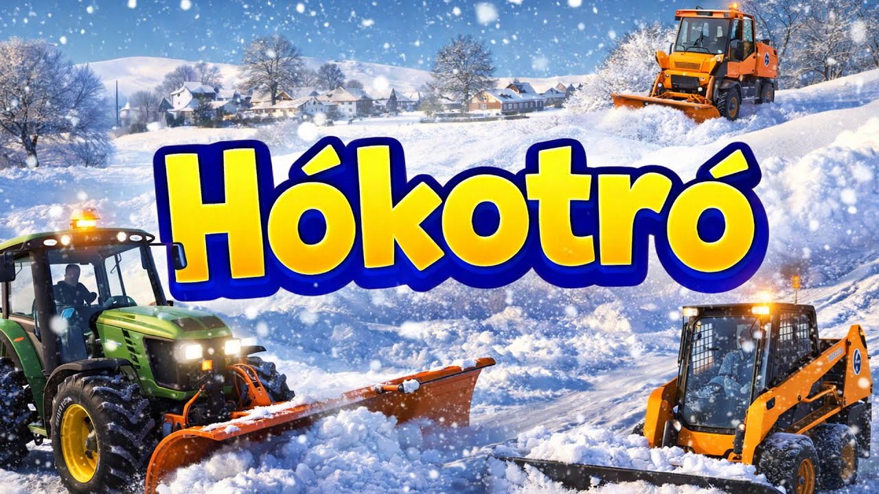 🚜 Hókotró dal ❄️ Téli járműves gyerekdal