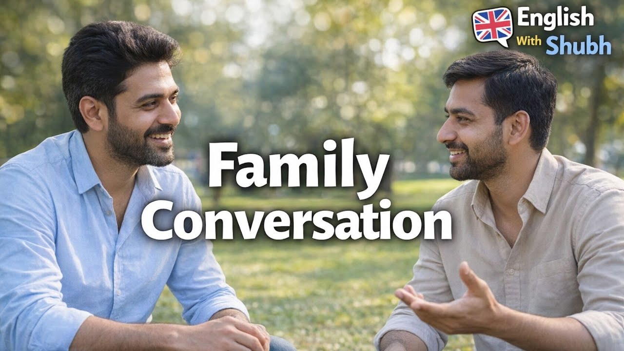 Talking About Family in English | Easy Conversation for Beginners (A1–A2) | English With Shubh