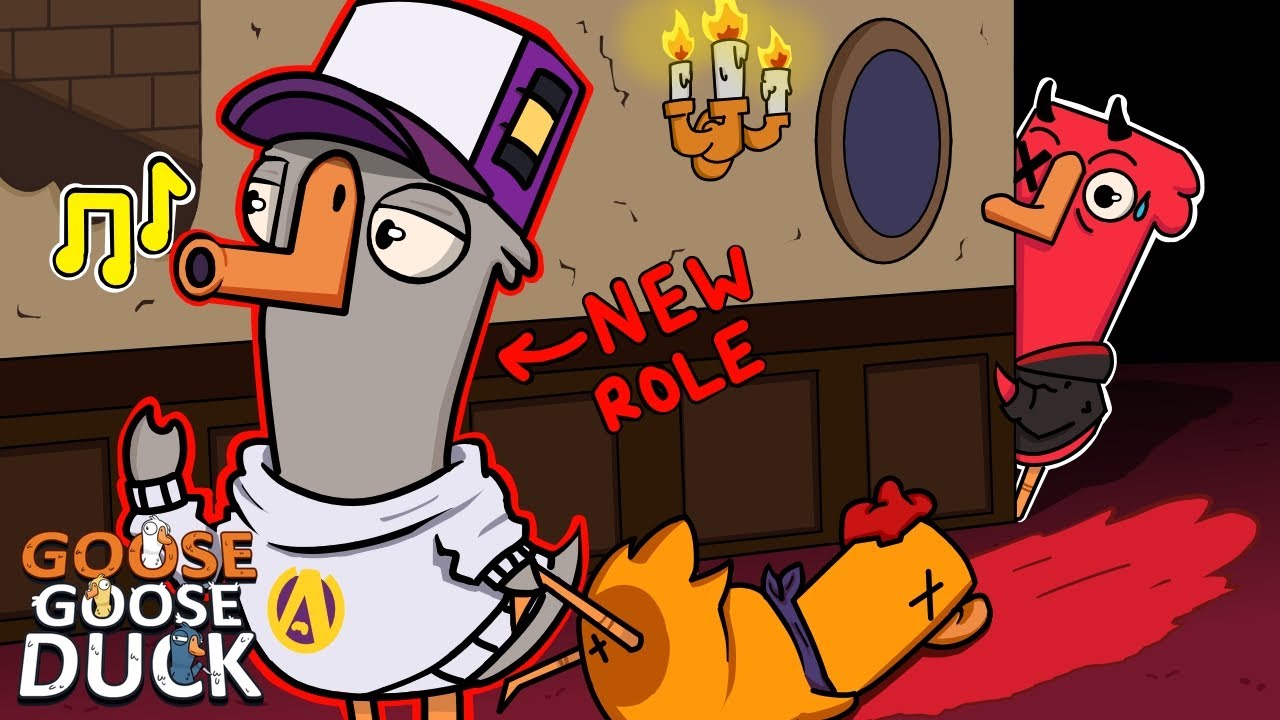 *NEW ROLES* UNDERTAKER DUCK IS HILARIOUS! | Goose Goose Duck (ft. Cartoonz, Squirrel, & More)