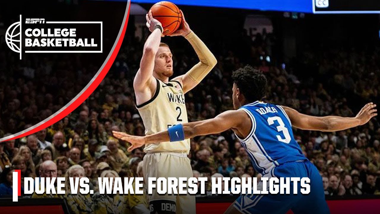TOP 10 UPSET ALERT 🚨 Wake Forest Demon Deacons vs. Duke Blue Devils | Full Game Highlights