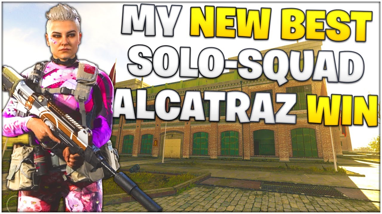 SOLO-SQUAD Alcatraz Win - My NEW Personal Record! *28 Kills* (Rebirth Island - Warzone)