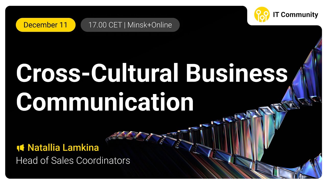 Cross-Cultural Business Communication