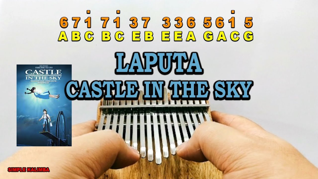 Carrying You  Ost Castle In The Sky - Kalimba Easy Practice