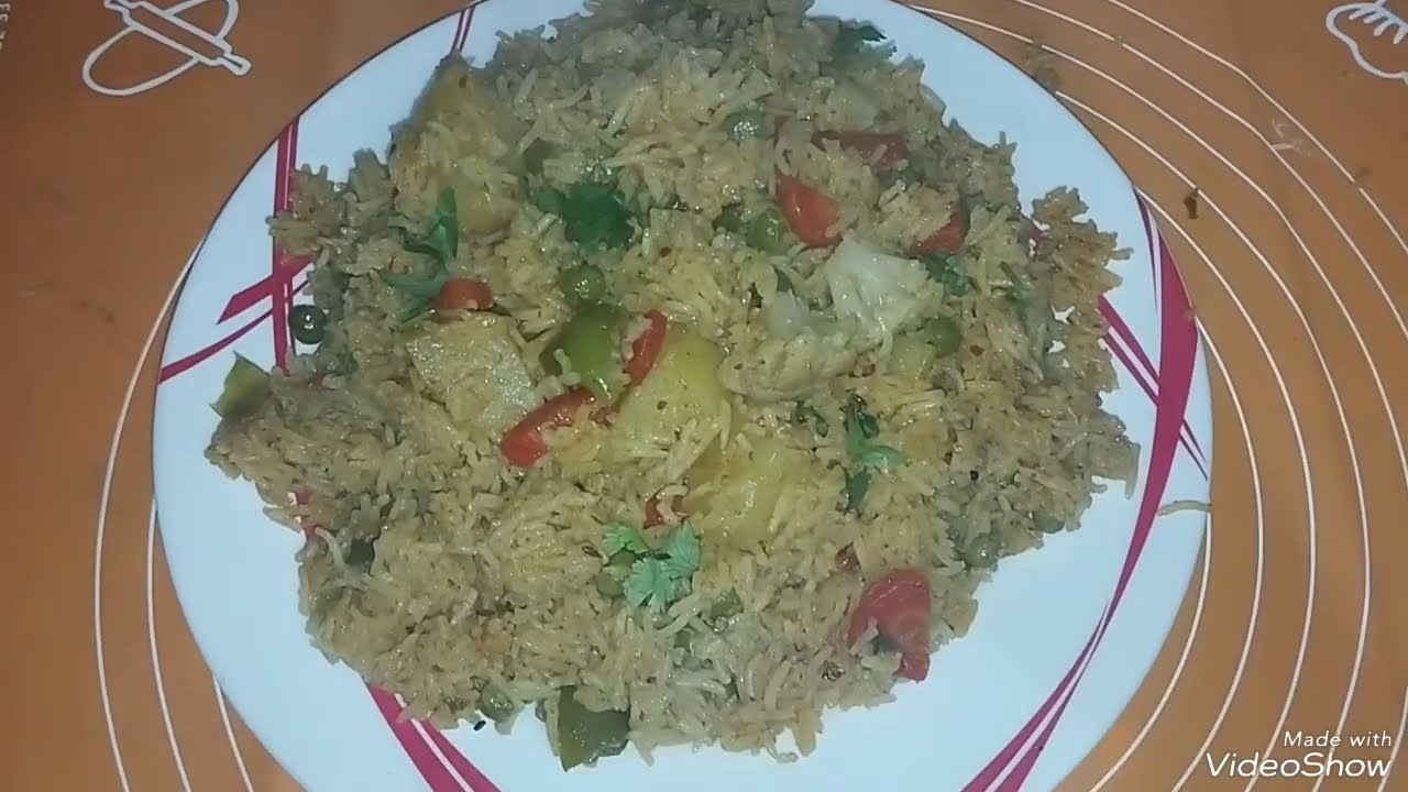 Sabzi pulao/. Veg Rice 🍛/ Recipe By kitchen with ZK 😋
