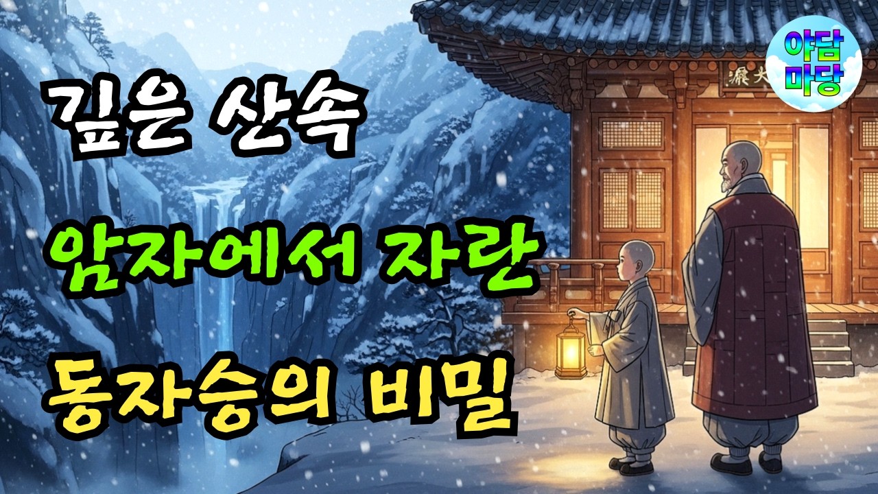 깊은 산속 암자에서 자라난 한 아이의 이야기