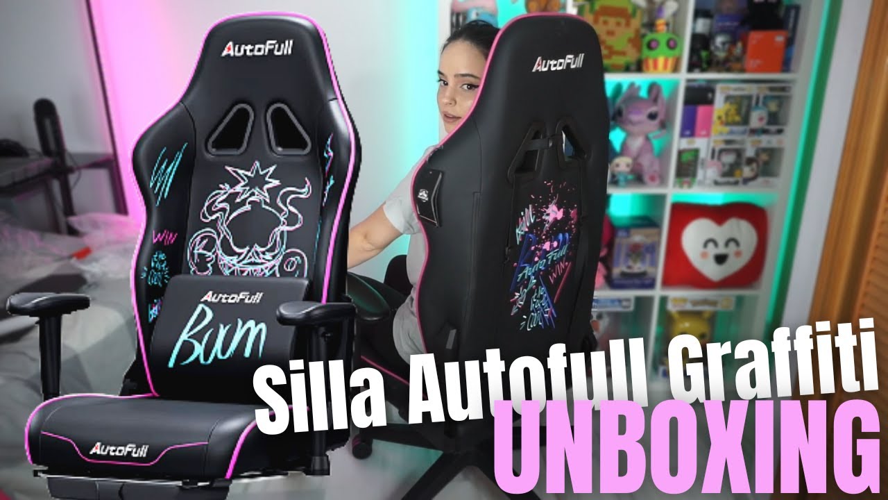 AUTOFULL GRAFFITI GAMING CHAIR | UNBOXING REVIEW Sillas Gamer #autofull #sponsored
