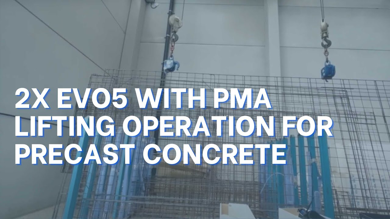 Lifting of reinforcement for precast concrete with Evo5 autohook| Elebia