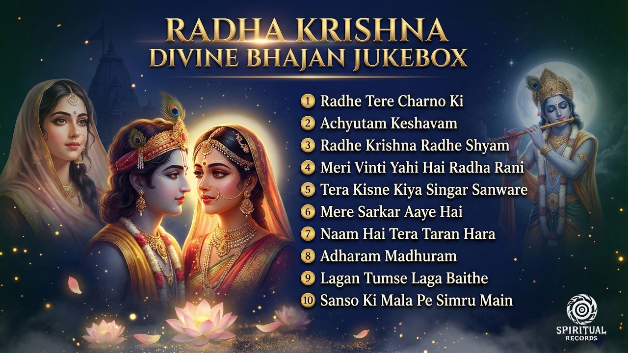 Radha Krishna Divine Bhajan Jukebox | 10 Nonstop Superhit Bhajans | Evening Bhakti Songs 2026