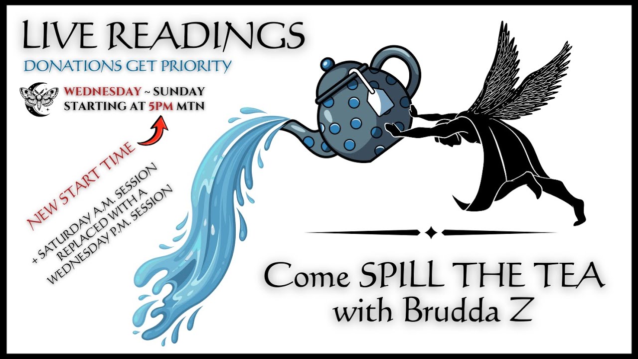 🪭 LIVE READINGS! 🫖 29 JAN 2026 ~ 5PM MTN 🫖 DONATIONS PRIORITIZED 🪭