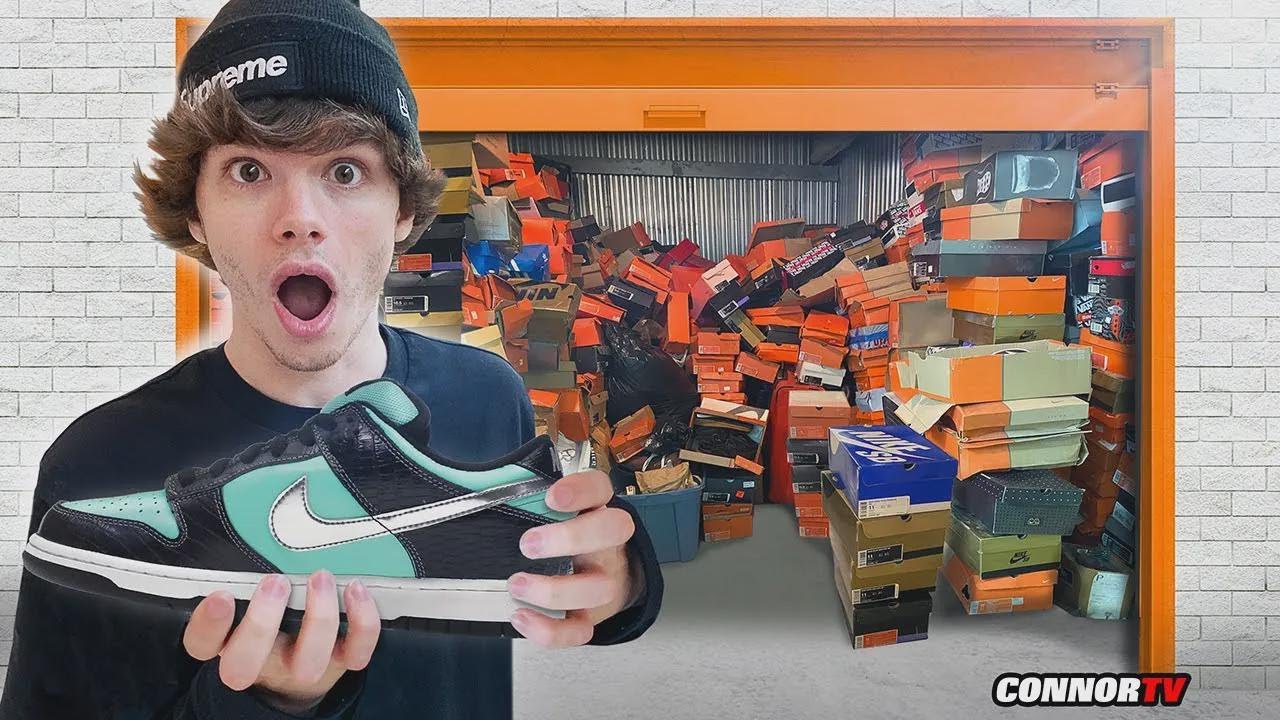 ¡Compré una bodega abandonada por $10,000 llena de tenis! Parte 1