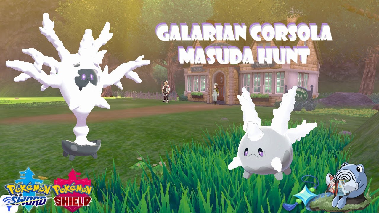 MASUDA HUNTING FOR GALARIAN CORSOLA | Live Stream | Pokemon Sword Pokemon Shield #shorts
