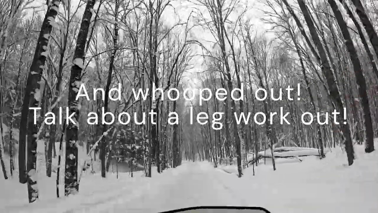 Upper Michigan snowmobiling Jan 2025