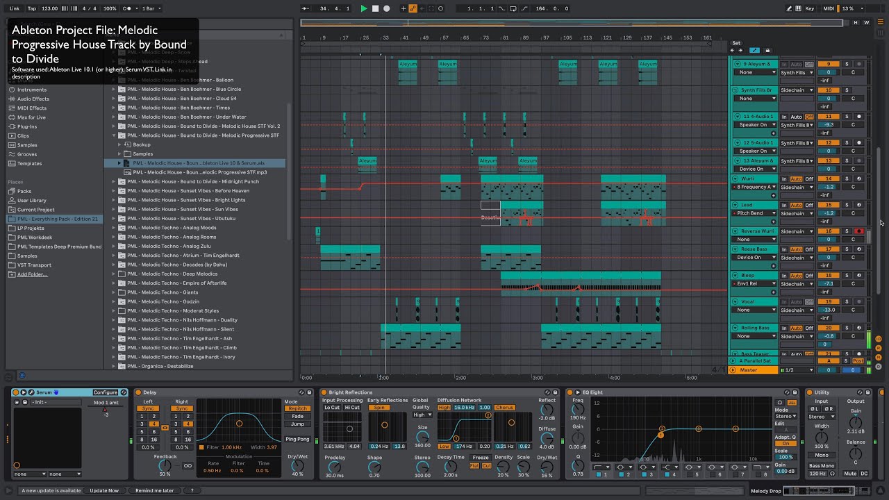 Melodic Progressive House | Ableton Project File, Template, Download available