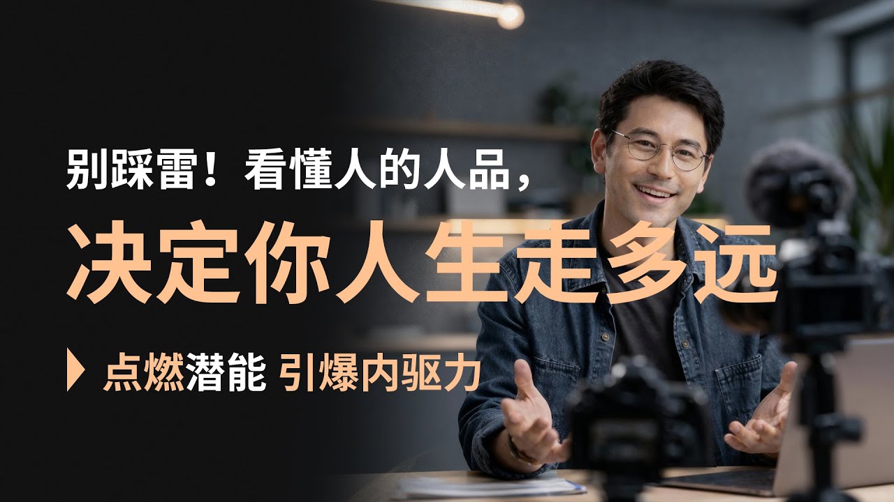 交友就像选路，别踩雷！看懂一个人的人品，决定你人生走多远#交友识人#人品决定高度#远离消耗型关系#事业爬坡#社交避坑#人生选择#圈子决定命运