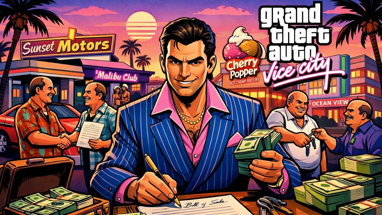 GTA Vice City The Definitive edición Comprando propiedades.