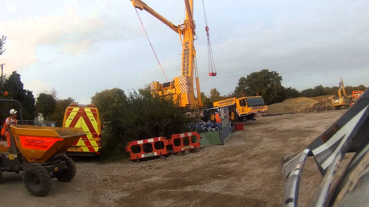 Railway Bridge Works in Brinkworth, Wiltshire