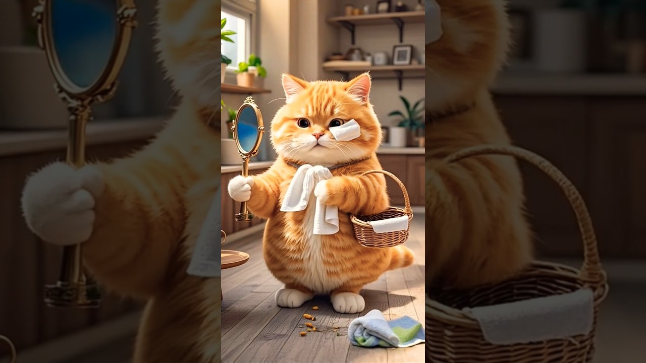Hungry Cat Runs a Restaurant – Chaos Guaranteed! �😹