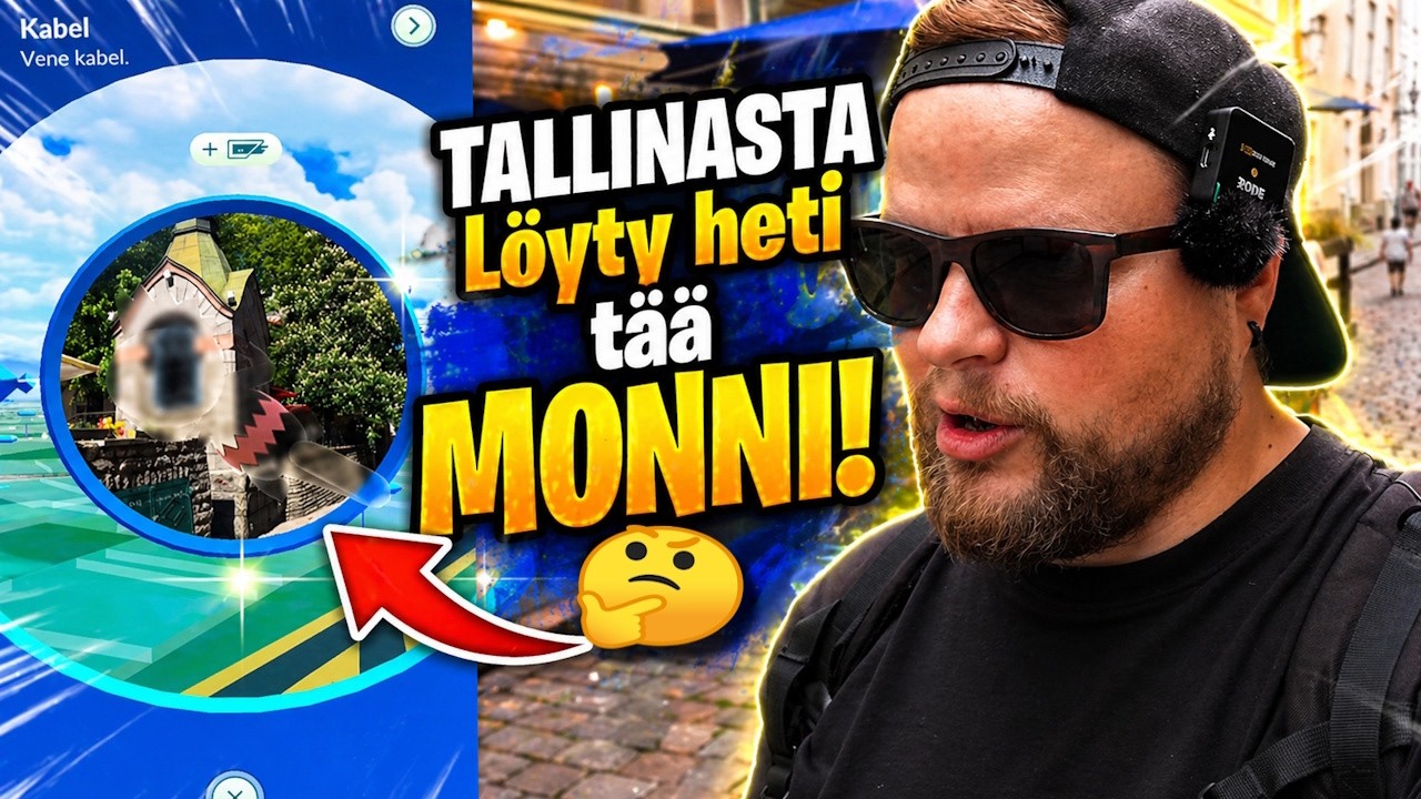 ERIKOISJAKSO TALLINNASTA! - POKEMON GO
