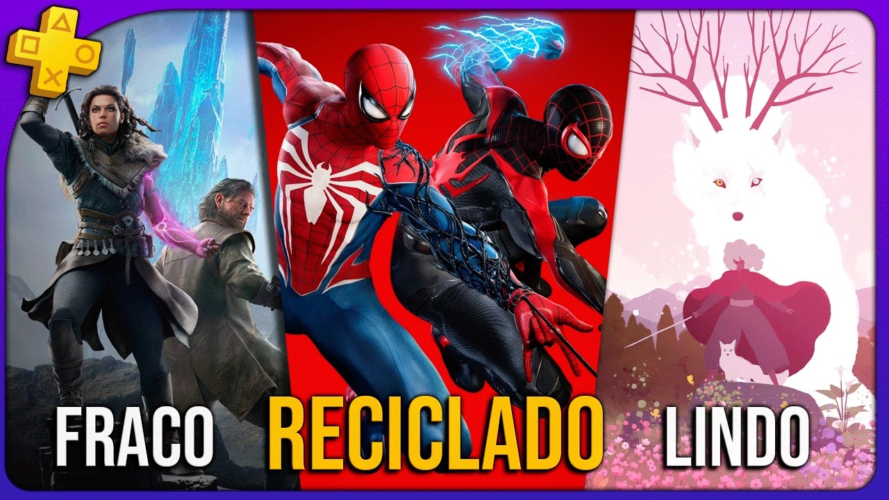 O MELHOR MÊS EM MUITO TEMPO! Joguei 3 Jogos da PS PLUS EXTRA! Algum Vale a Pena?