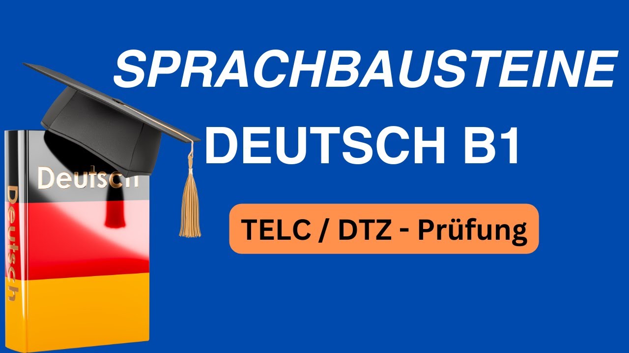 Sprachbausteine B1 | Deutschprüfung | TELC / DTZ | GERMAN