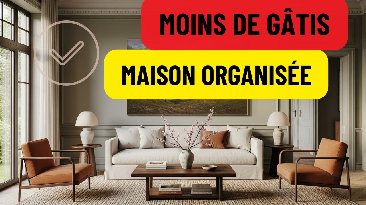 🏡 10 conseils pour organiser la maison et réduire le stress du quotidien