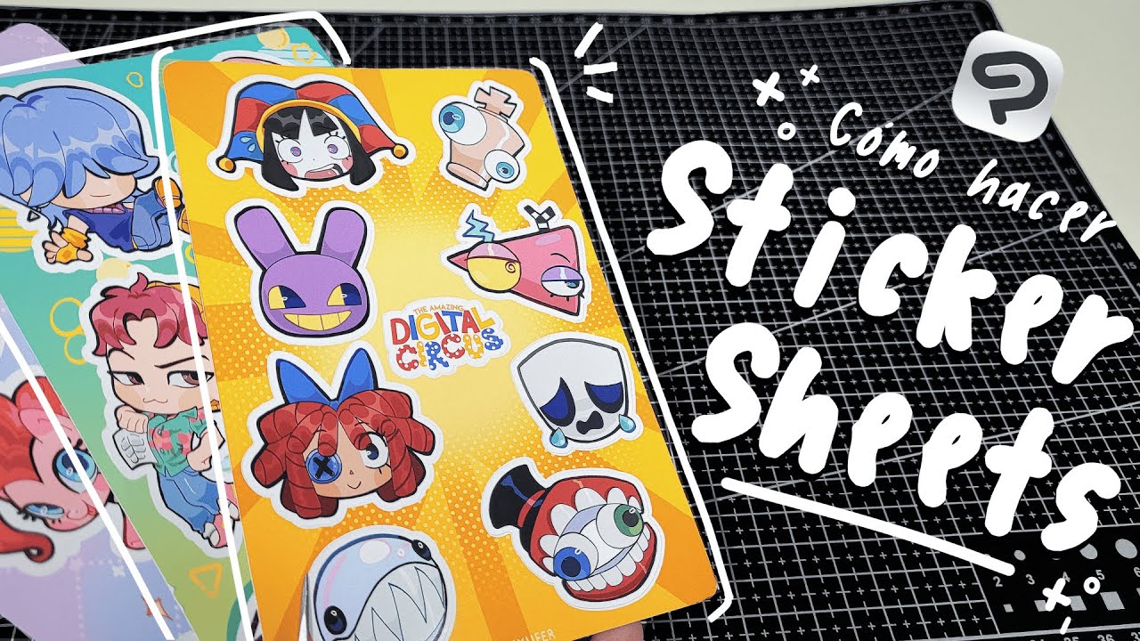 Cómo Hacer Sticker sheets | Con Clip Studio y Siser juliet Tutorial ✨