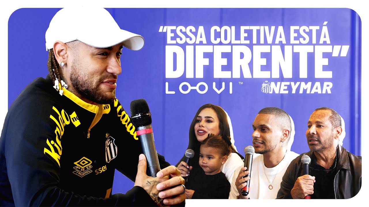 A COLETIVA SURPRESA DE NEYMAR JR